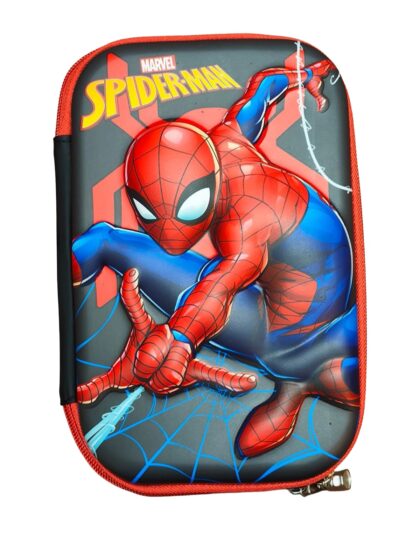 Spider-Man Hardtop Pencil Pouch | EVA Zipper Stationery Case for Kids | Superhero Pencil Box for Boys